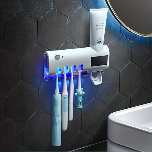 Multifunctional Induction Toothbrush Holder Automatic Toothpaste Squeezing